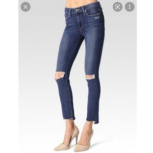 Paige Denim Hoxton Ankle Peg Step Hem Jeans